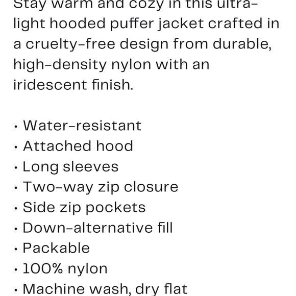 Save the Duck water resistant puffer size large - Picture 5 of 13